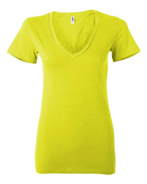 Women’s Jersey Deep V-Neck Tee - Image 11