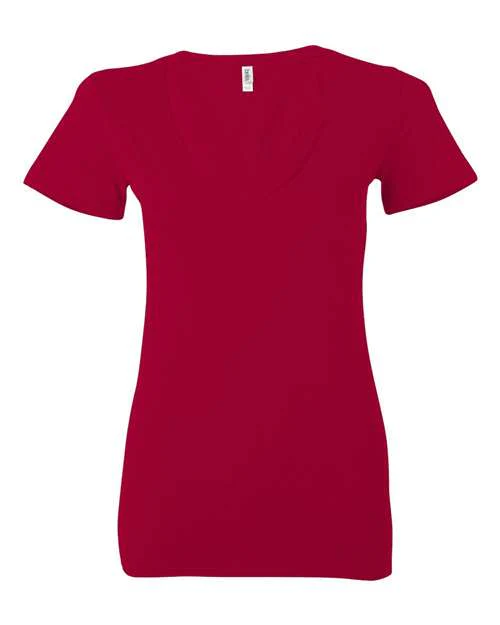 Women’s Jersey Deep V-Neck Tee - Image 12
