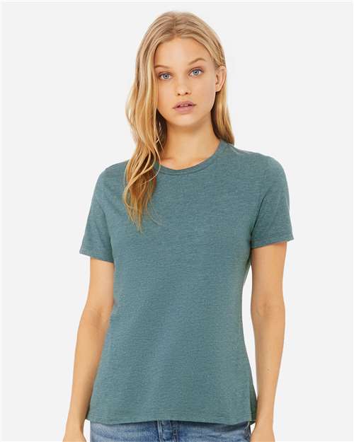 Women’s Relaxed Fit Heather CVC Tee - Image 11