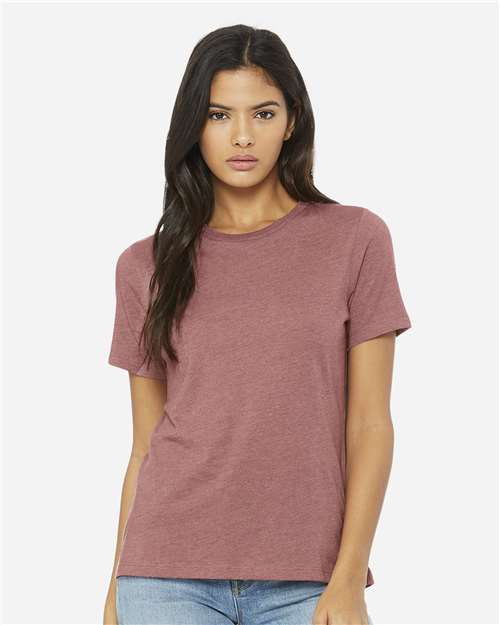 Women’s Relaxed Fit Heather CVC Tee - Image 16