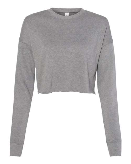 Women's Crop Fleece Crewneck Sweatshirt - Image 4