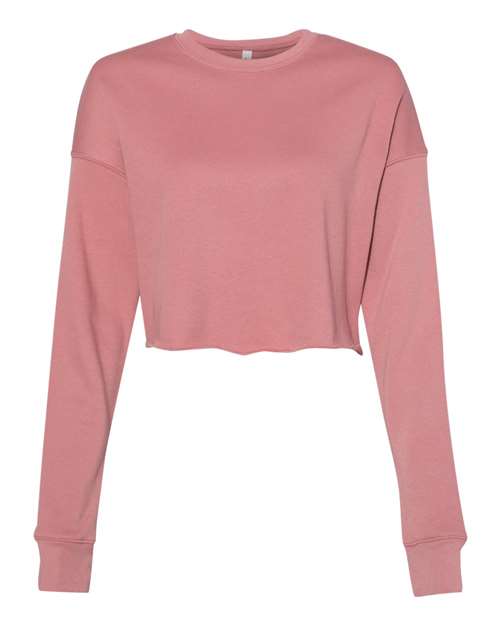 Women's Crop Fleece Crewneck Sweatshirt - Image 6