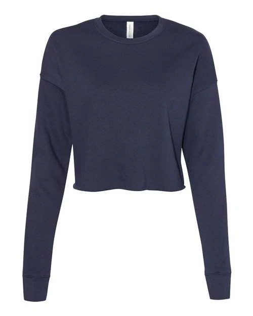 Women's Crop Fleece Crewneck Sweatshirt - Image 7