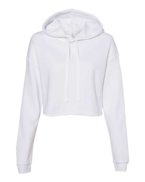 Women's Crop Fleece Hoodie Sweatshirt - Image 15