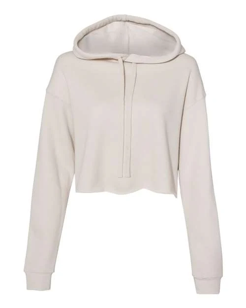 Women's Crop Fleece Hoodie Sweatshirt - Image 6