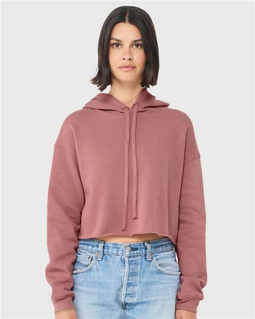 Women's Crop Fleece Hoodie Sweatshirt - Image 8