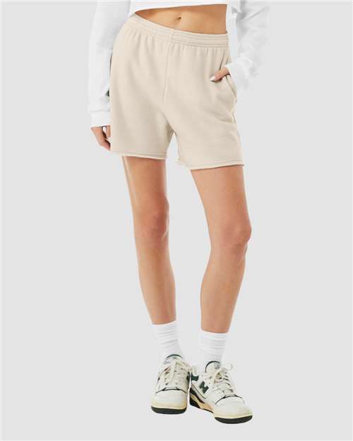 Women's Cutoff Fleece Shorts - Image 4