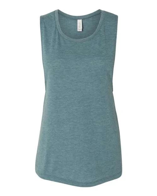 Women's Flowy Scoop Muscle Tank - Image 13