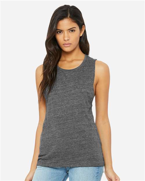 Women's Flowy Scoop Muscle Tank - Image 2