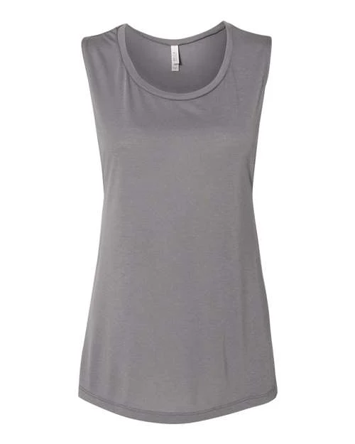 Women's Flowy Scoop Muscle Tank - Image 29