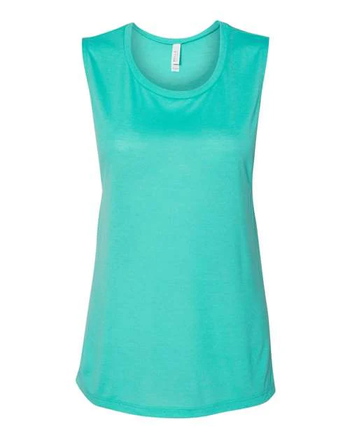 Women's Flowy Scoop Muscle Tank - Image 31