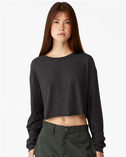 Women's FWD Fashion Crop Long Sleeve Tee - Image 4