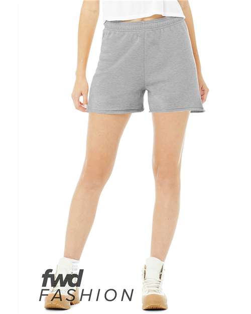 Women's FWD Fashion Cutoff Fleece Shorts - Image 2