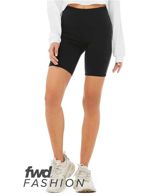Women's FWD Fashion High Waist Biker Shorts - Image 2