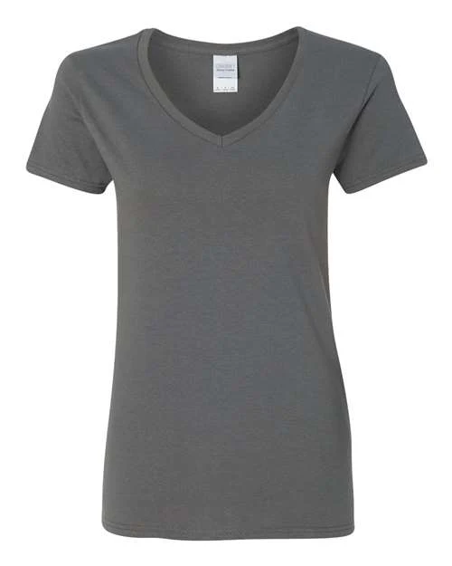 Women's Heavy Cotton™ V-Neck T-Shirt - Image 4