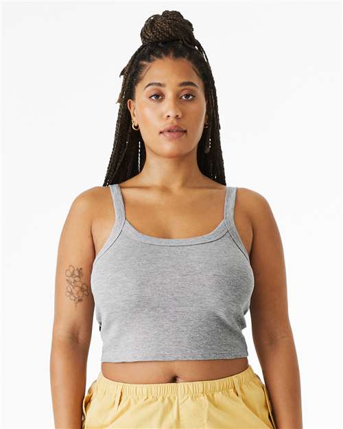 Women's Micro Rib Spaghetti Strap Tank - Image 2