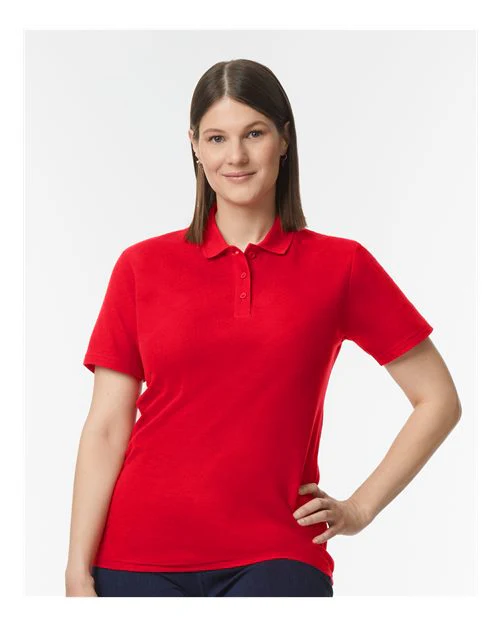 Women's Softstyle® Pique Polo - Image 3