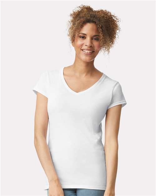 Women's Softstyle® V-Neck T-Shirt - Image 10