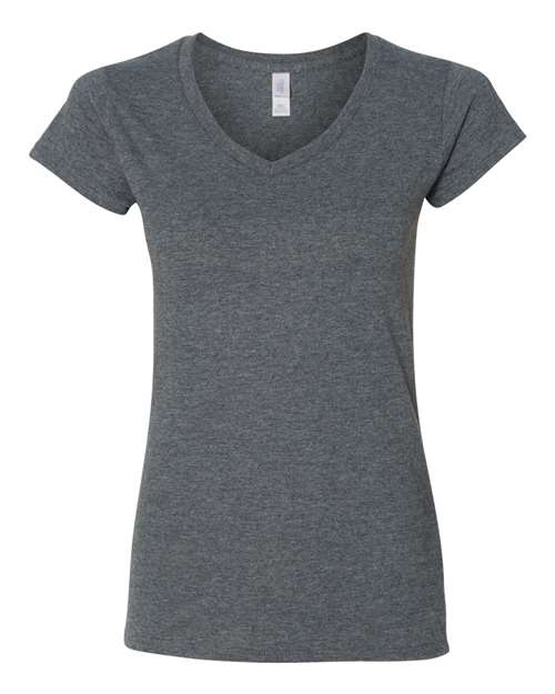 Women's Softstyle® V-Neck T-Shirt - Image 5
