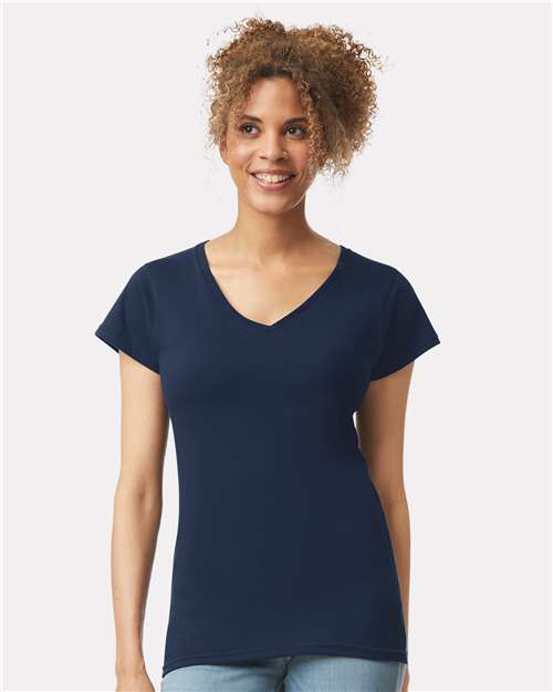 Women's Softstyle® V-Neck T-Shirt - Image 7