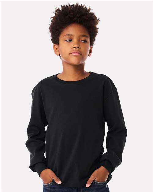 Youth 6oz. Heavyweight Long Sleeve Tee - Image 11