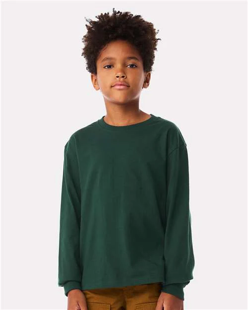 Youth 6oz. Heavyweight Long Sleeve Tee - Image 5