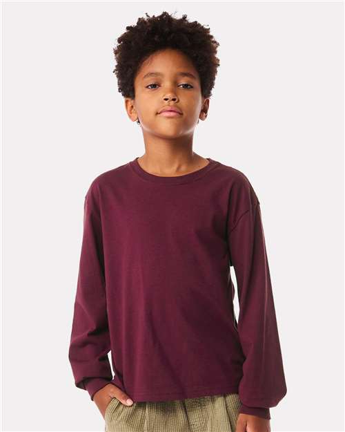 Youth 6oz. Heavyweight Long Sleeve Tee - Image 6