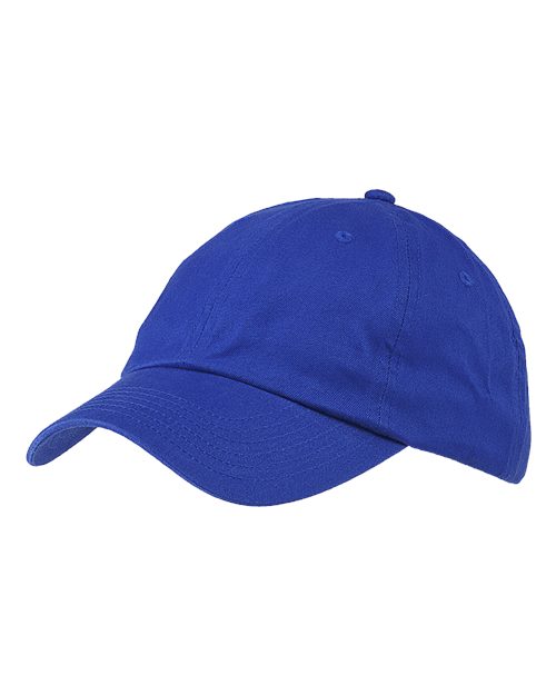 Youth Classic Brushed Twill Cap - Image 5