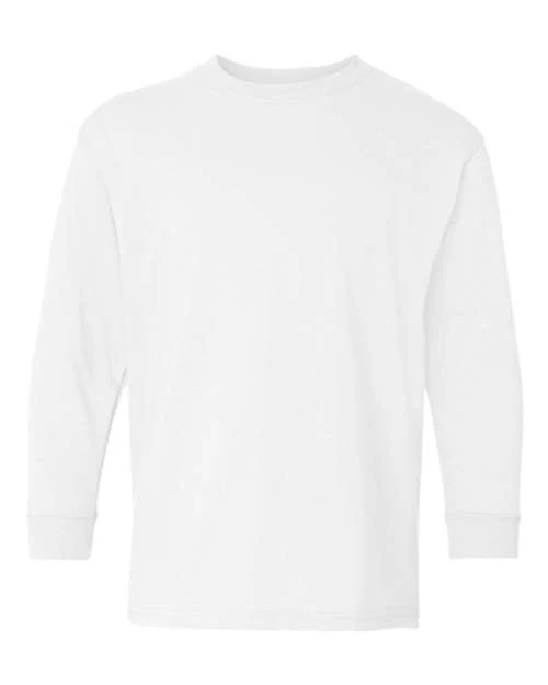 Youth Heavy Cotton™ Long Sleeve T-Shirt - Image 12
