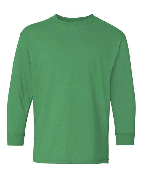 Youth Heavy Cotton™ Long Sleeve T-Shirt - Image 6