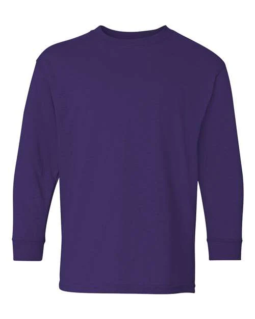 Youth Heavy Cotton™ Long Sleeve T-Shirt - Image 8