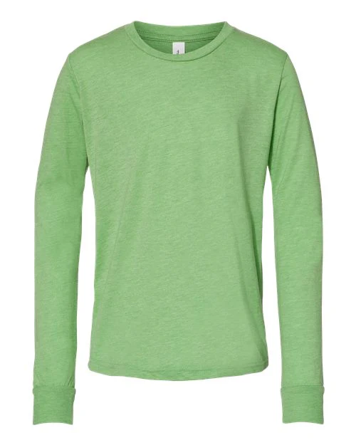 Youth Triblend Long Sleeve Tee - Image 3