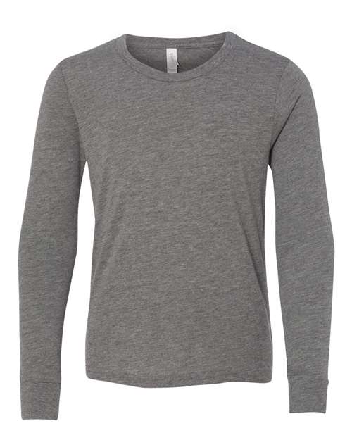Youth Triblend Long Sleeve Tee - Image 4